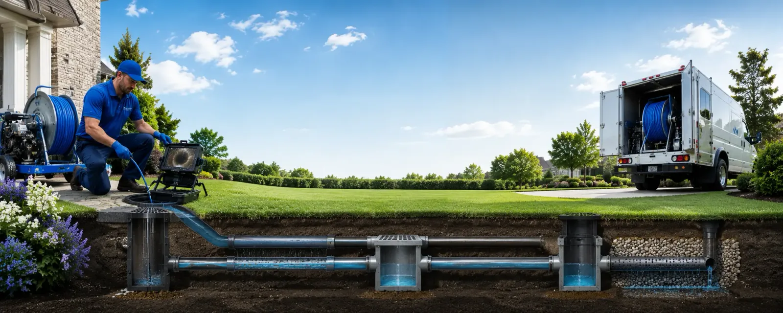 Outdoor drain cleaning information for Delmont, PA